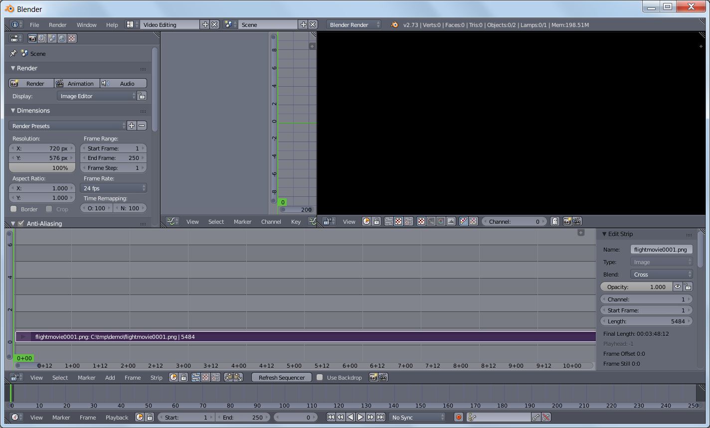 Final sequence with fades already in the images