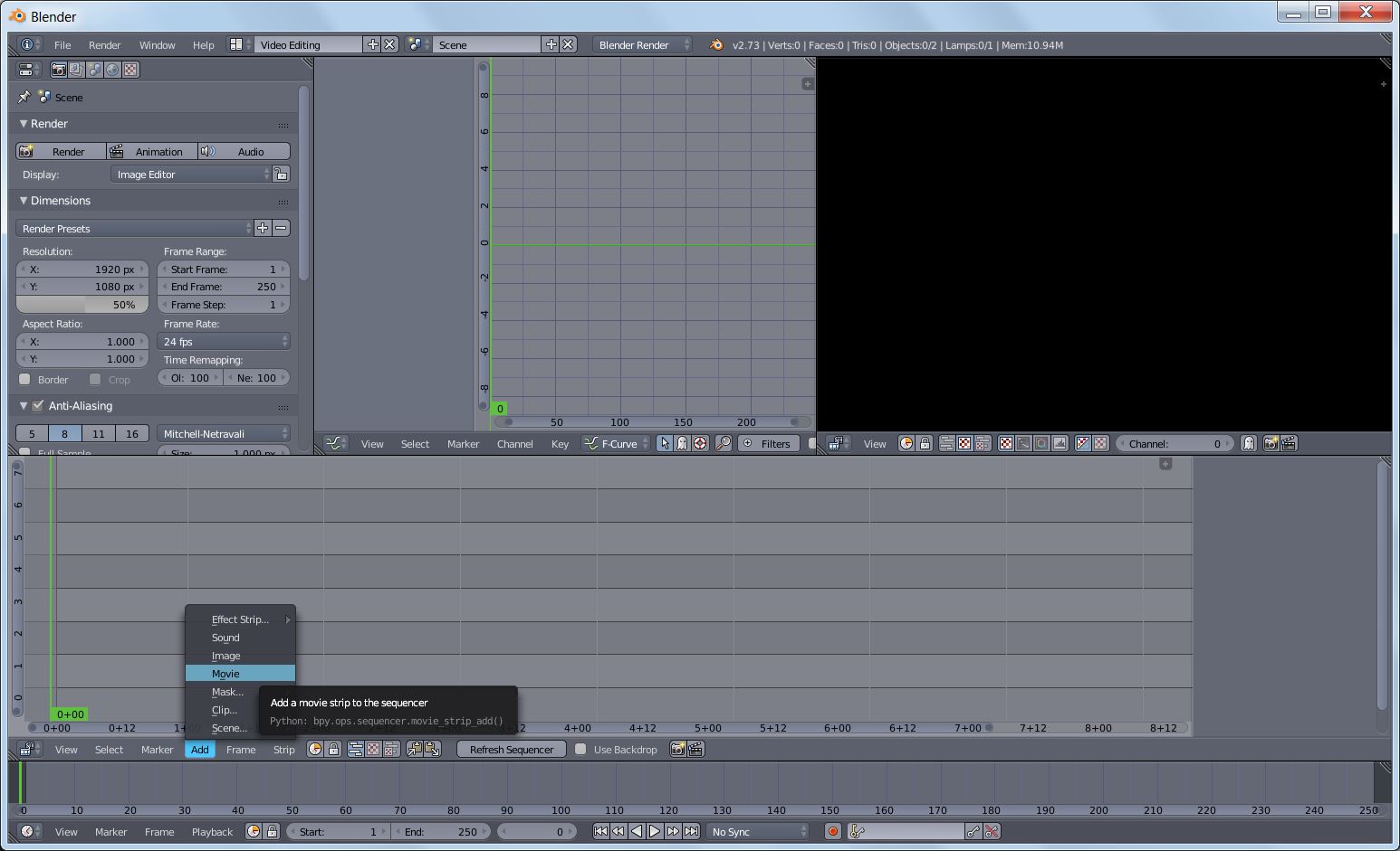 Adding a movie