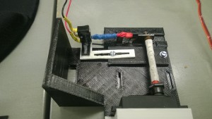 Film gate servo, switch, and switch lever
