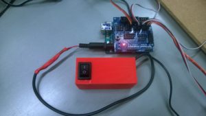 Power box in operation