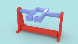 Frame and servo cradle