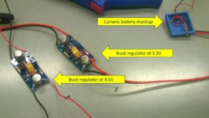 Battery mockup and regulators