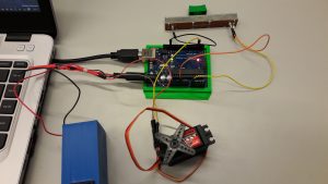 Arduino and potentiometer and servo
