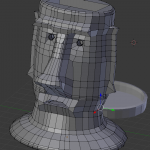 Eyes drilled, cavity applied and lid ready