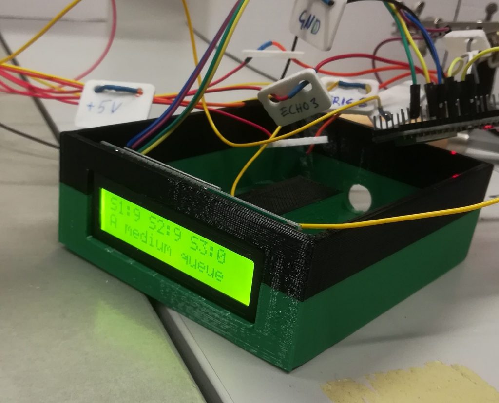 Monitor under testing in the 3D Lab